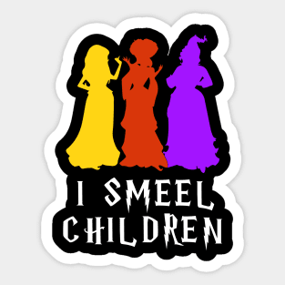 I Smeel children Funny Halloween Gift Sticker